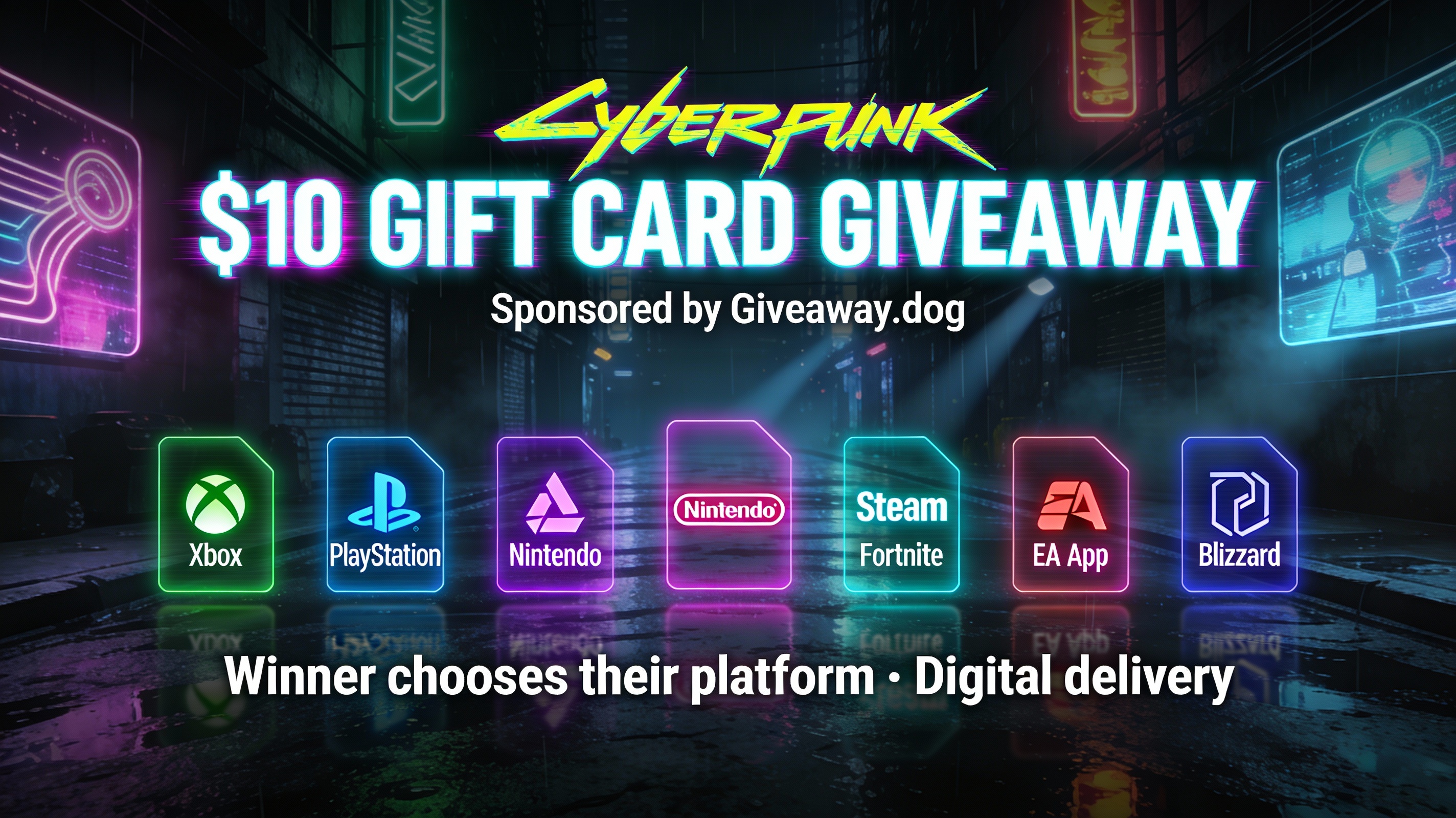 $10 E-Gift Card of Choice Giveaway